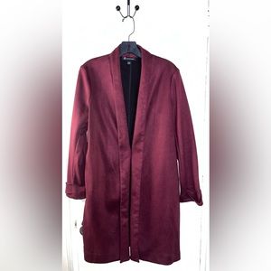 I.N.C faux suede long jacket
